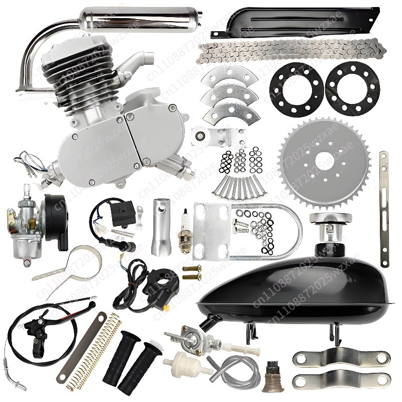 Motorcycle Engine Kit - Peças de Modificação para Bicicletas, Kit