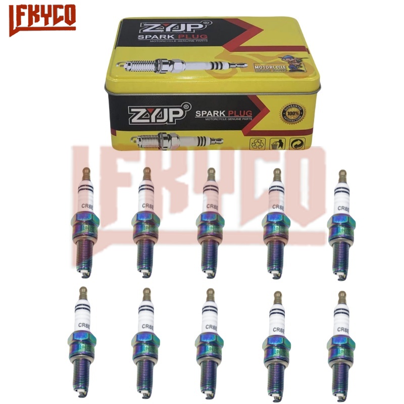Motorcycle Spark Plug - 10 pçs cr8e irídio tocha velas
