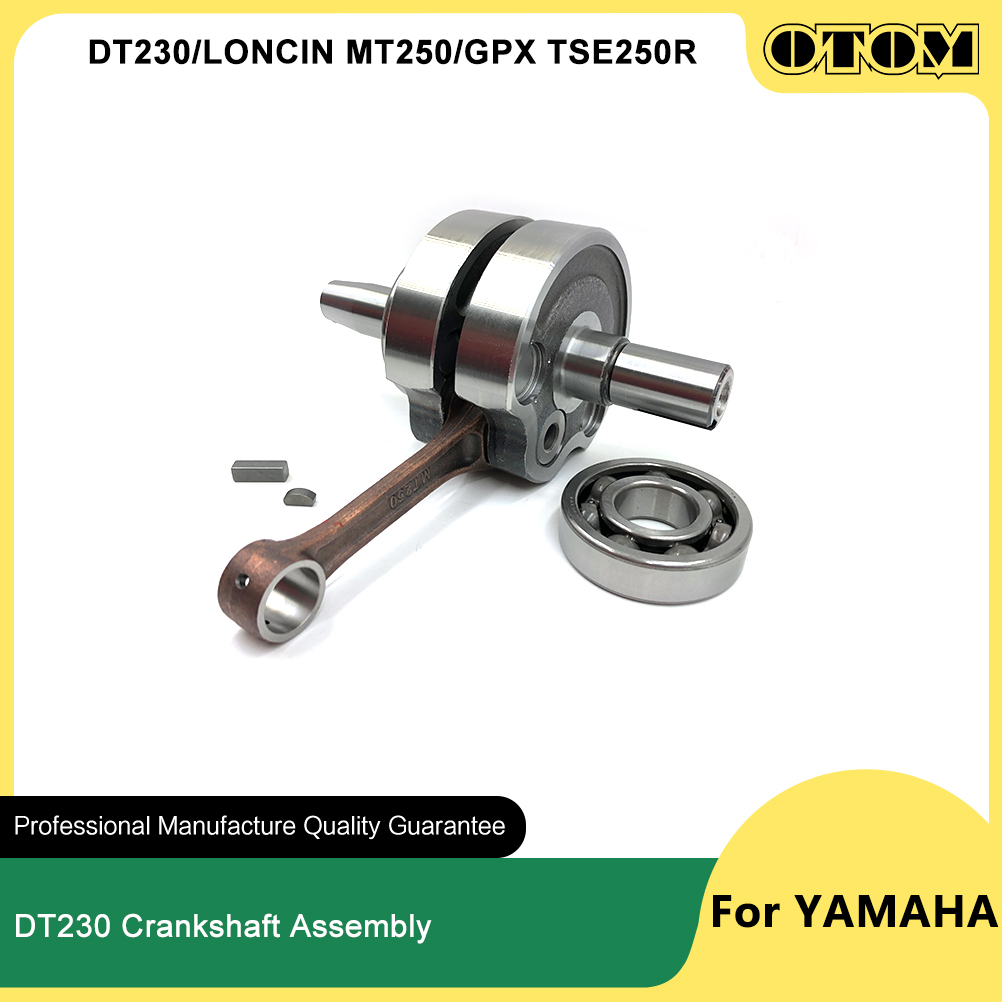 Otom dt230 mt250 conjunto de b - Motorcycle Crankshaft avaliação e preço