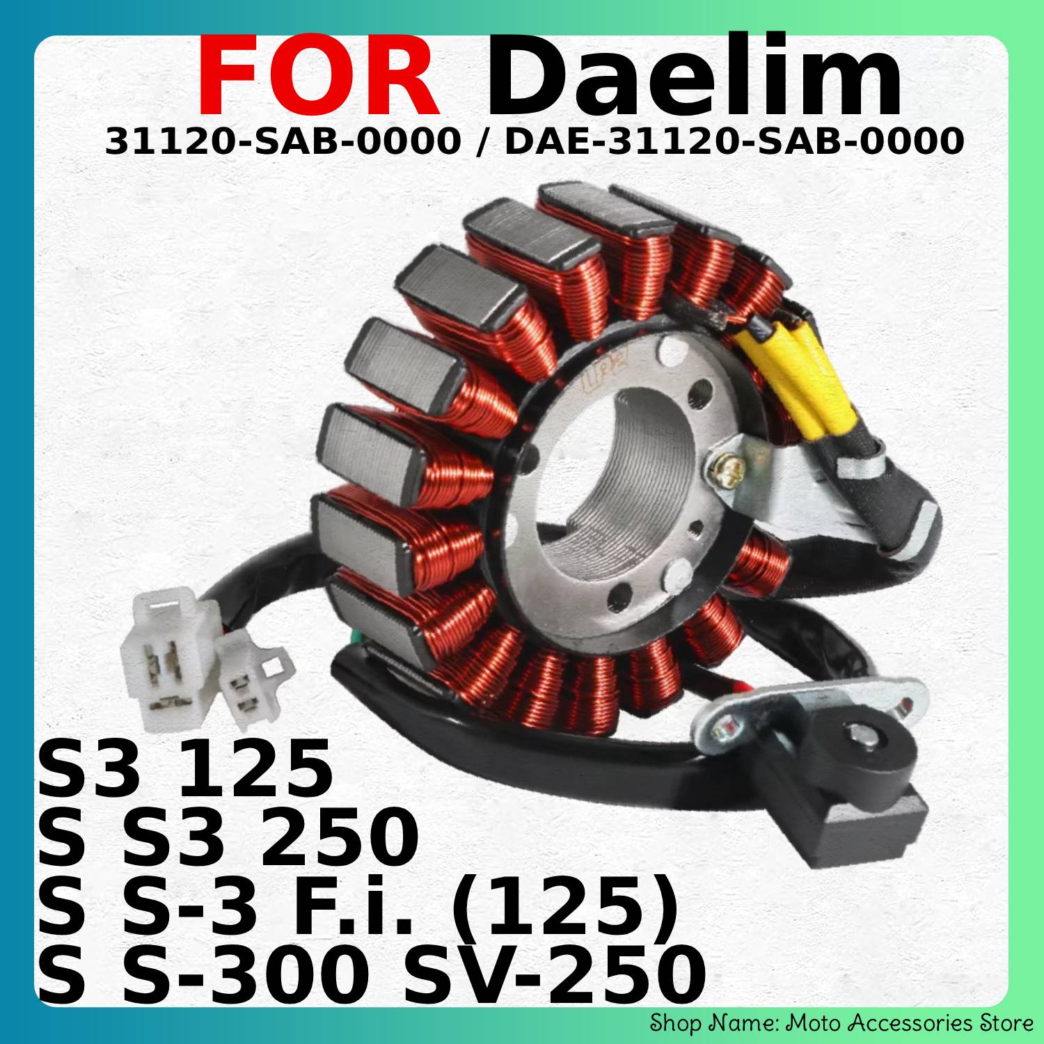 Bobina do Estator do Motor, Ge - Motorcycle Stator avaliação e preço